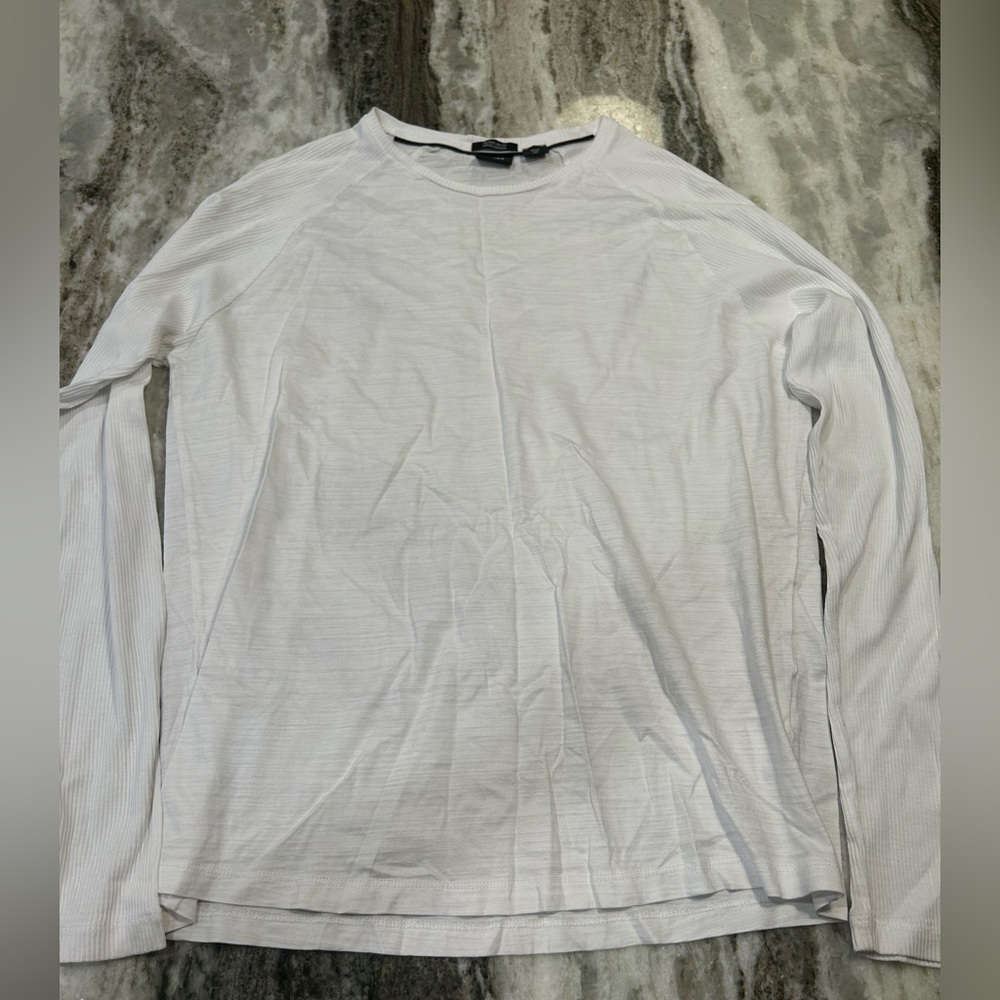 Men’s Hugo Boss white long sleeve shirt